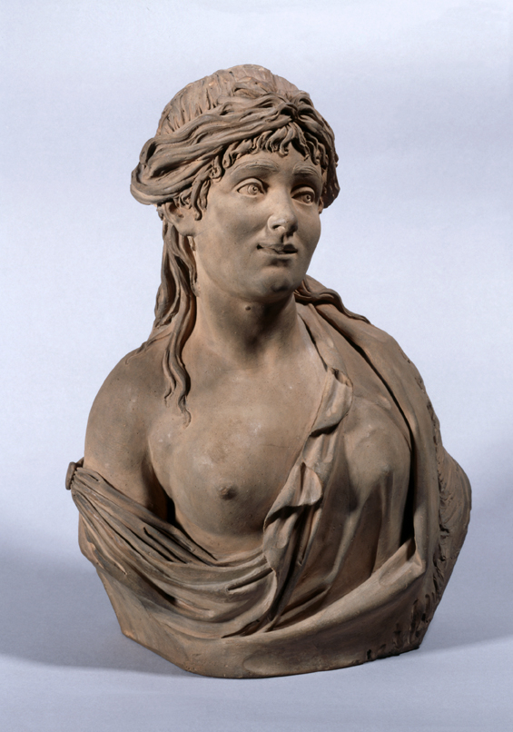 Buste de bacchante, par Charles-Antoine Callamard