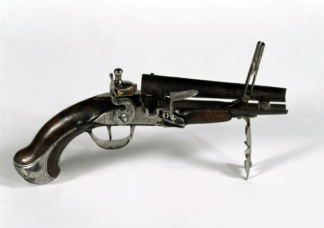 Briquet-pistolet du XVIIIe siècle
