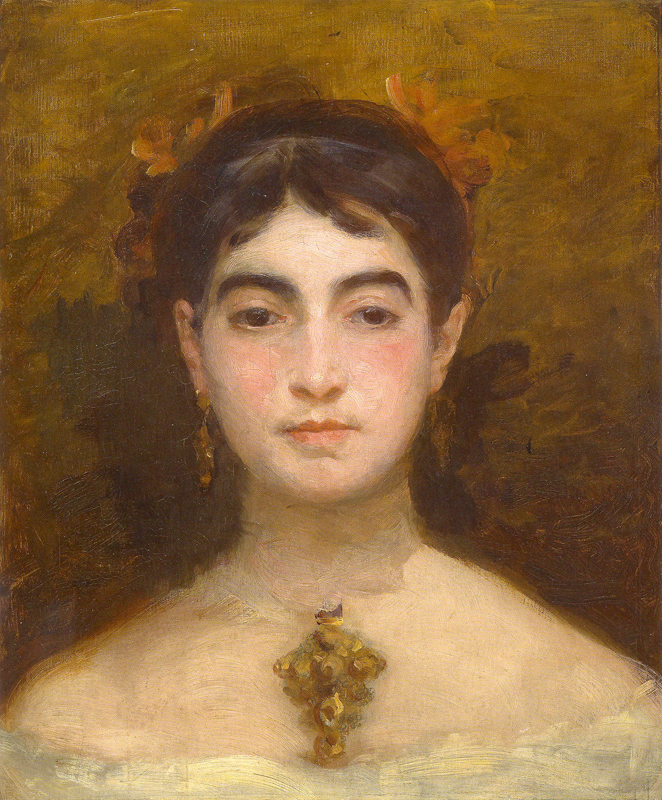 Marie Bracquemond, Autoportrait, vers 1870